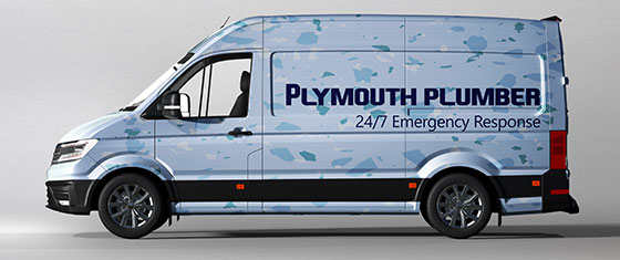 emergency plumber plymouth service car 560x235 1
